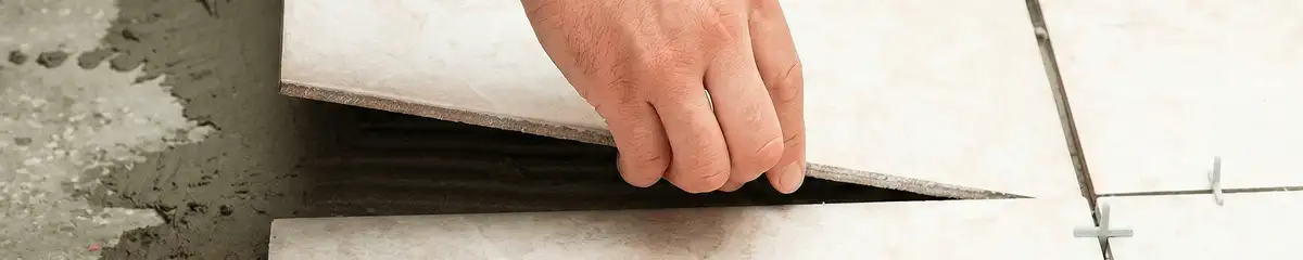 Professional installing ceramic tile floors in Las Vegas, NV