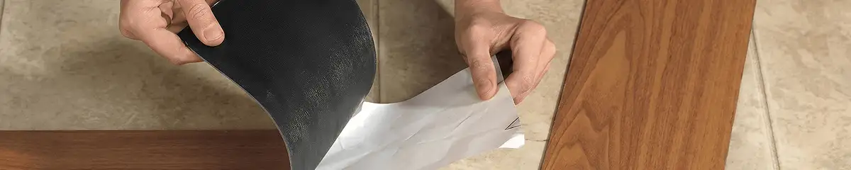 A professional installing vinyl flooring in Las Vegas, NV